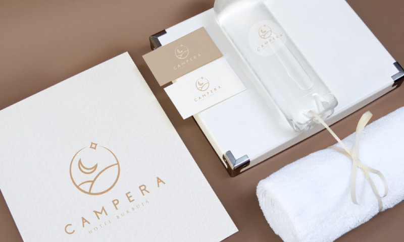 Campera Hotel Burbuja branding